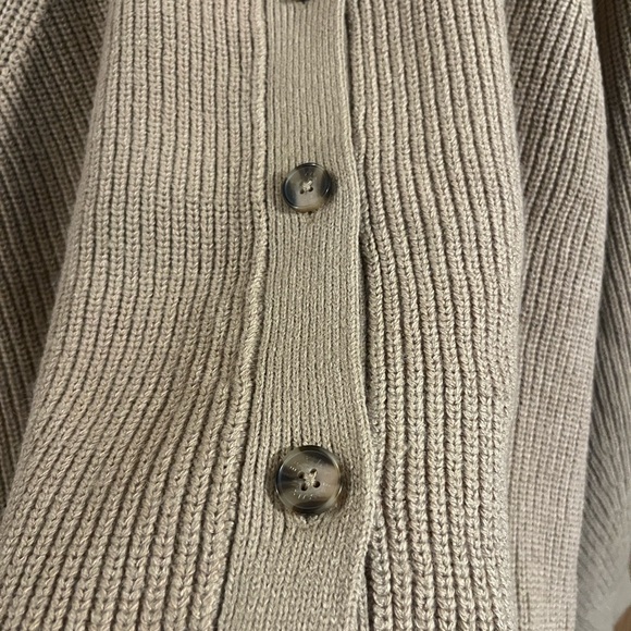 Banana Republic Women's Tan Knit Button Front Cardigan XXL NEW - Picture 5 of 11